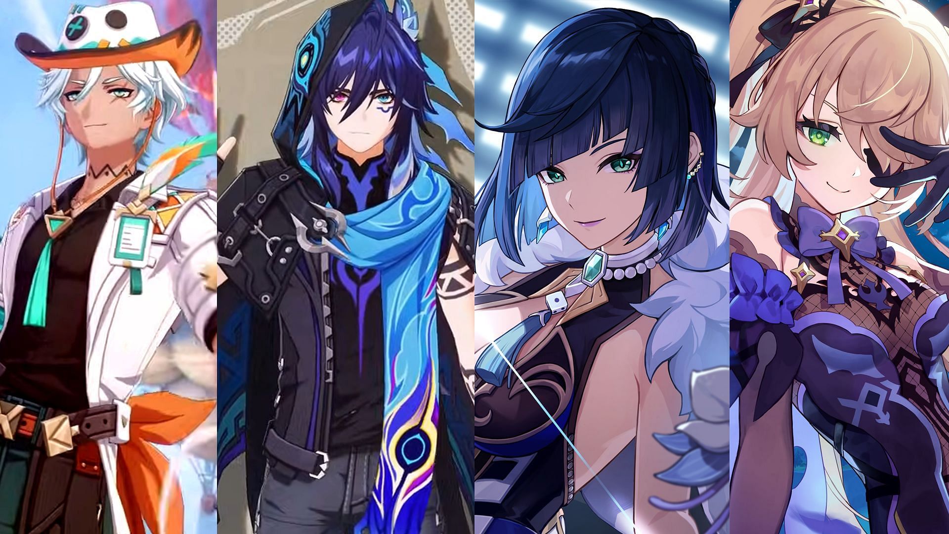 Ifa, Ororon, Yelan, and Fischl (Image via HoYoverse)